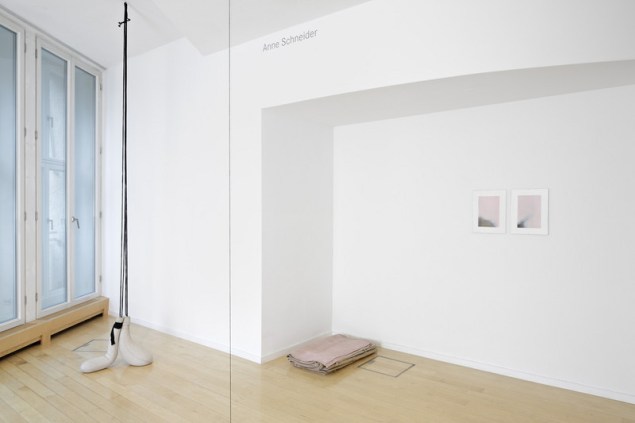 Fred Sandback, Anne Schneider. Photo: H.G. Gaul, Berlin