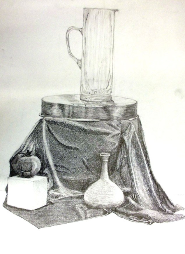 Oğulcan Köstenoğlu / 50 x 70 cm / Karakalem