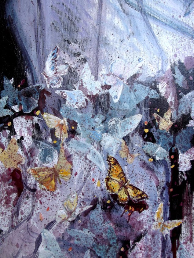 "The Inspiration" Detay ( Out of Fashion ) / Soner Göksay / 80 x 120 cm / Karışık Teknik / 2013