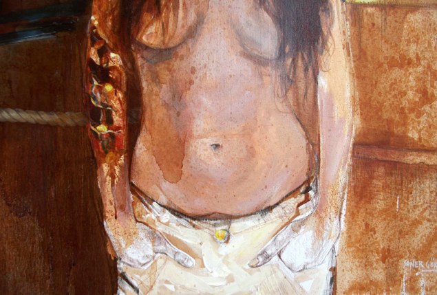 "Infection II"- Detay ( Out of Fashion ) / Soner Göksay / 80 x 120 cm / Karışık Teknik / 2013