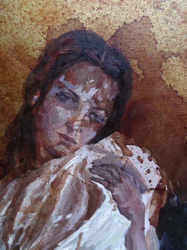 "Untitled"  Detay ( Out of Fashion ) / Soner Göksay / 80 x 120 cm / Karışık Teknik / 2013