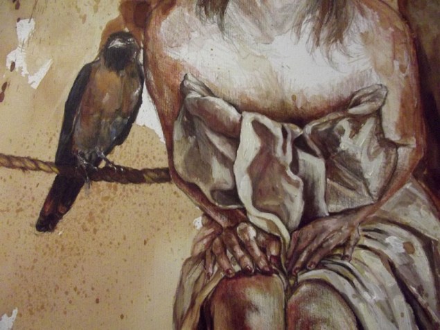 The Beginning-Detay ( Out of Fashion ) / Soner Göksay / 80 x 120 cm / Karışık Teknik / 2013