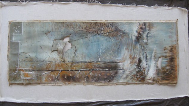 Ön Temizliği İlerlemiş Resmin Yeni Tuvale aktarılması