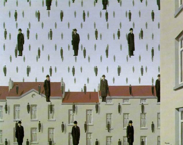 René Magritte / Golconde / 1953