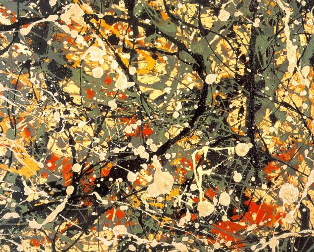 All- Over için tuval istilası diyebiliriz; resimde herhangi bir odak yoktur.1940'larda Jackson Pollock resimleri için kullanılan terim bir soyutlamayı ifade eder.