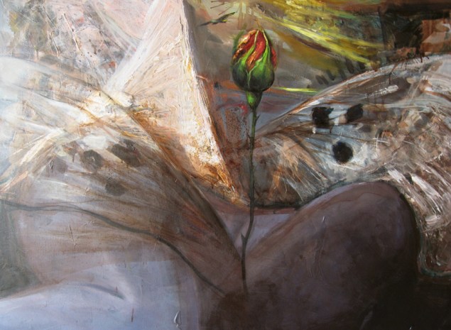 "Karganın Üç Filizi" / sONER gÖKSAY / 1998 / Tuval üz. Yağlıboya / 70 x 100 cm