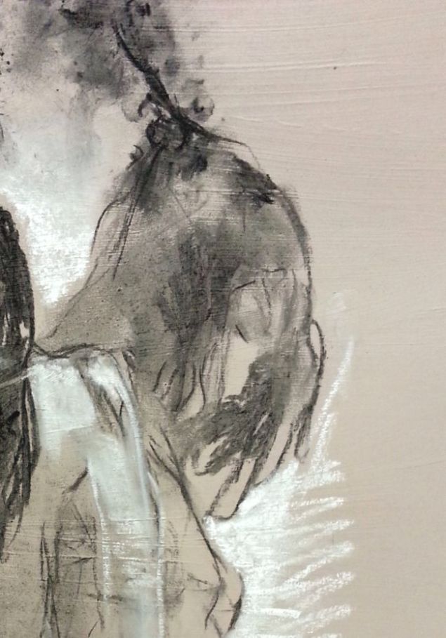 üçlü ( ayrıntı) / 70 x 100 cm / 2014