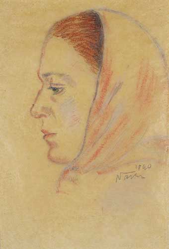 Piraye, 1940 / Kağıt üz.pastel 11x16 cm.